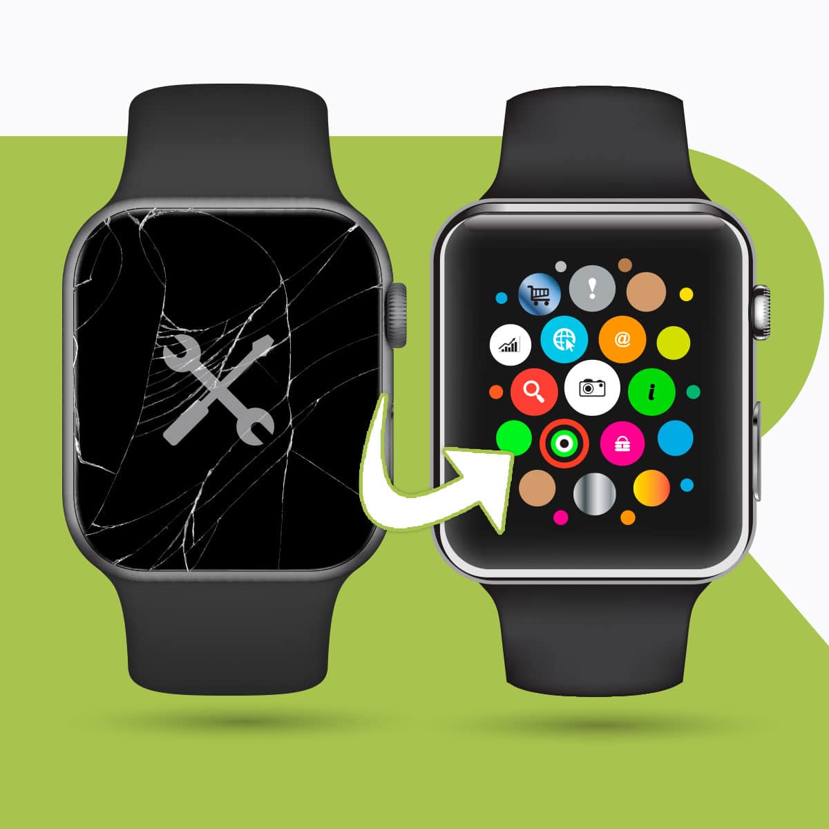 Apple Watch 6 Display Glas Reparatur Apple Watch 6 Display Glas Reparatur
