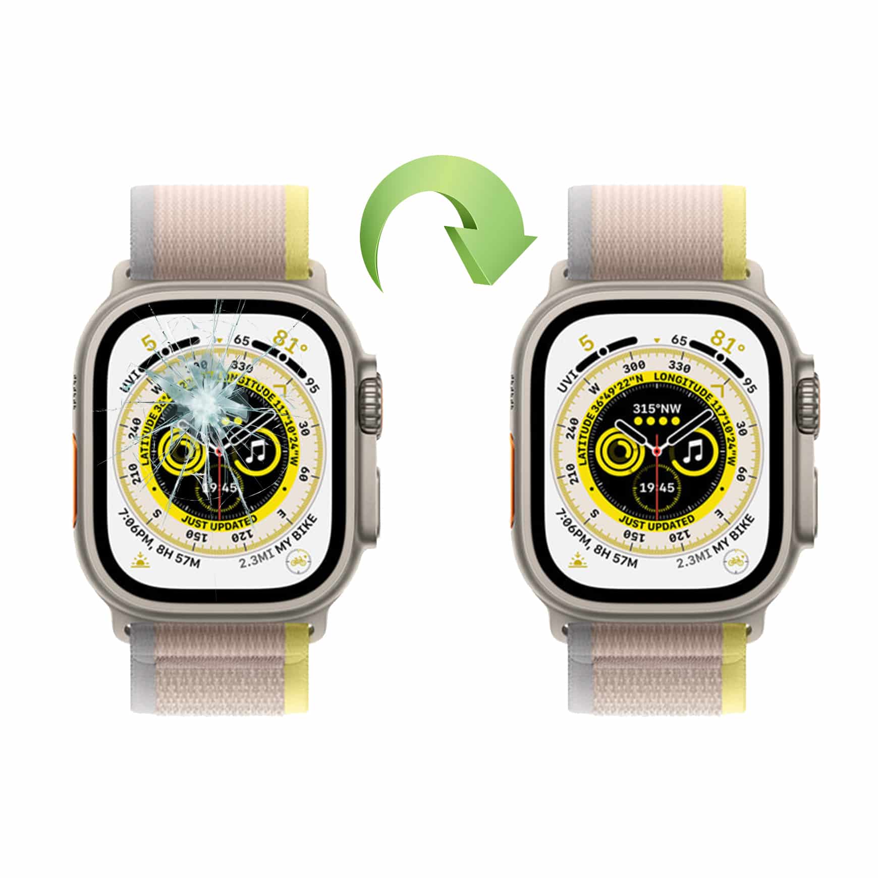 Apple watch ultra 3 Display Glas reparatur