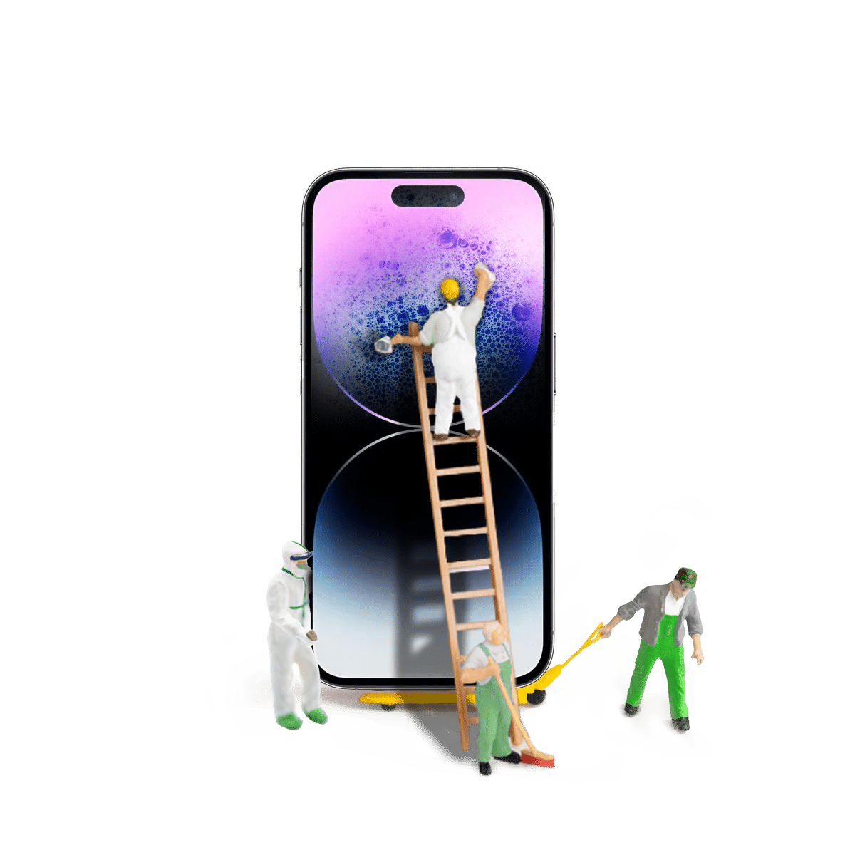 Professionelle Handy-Reinigung