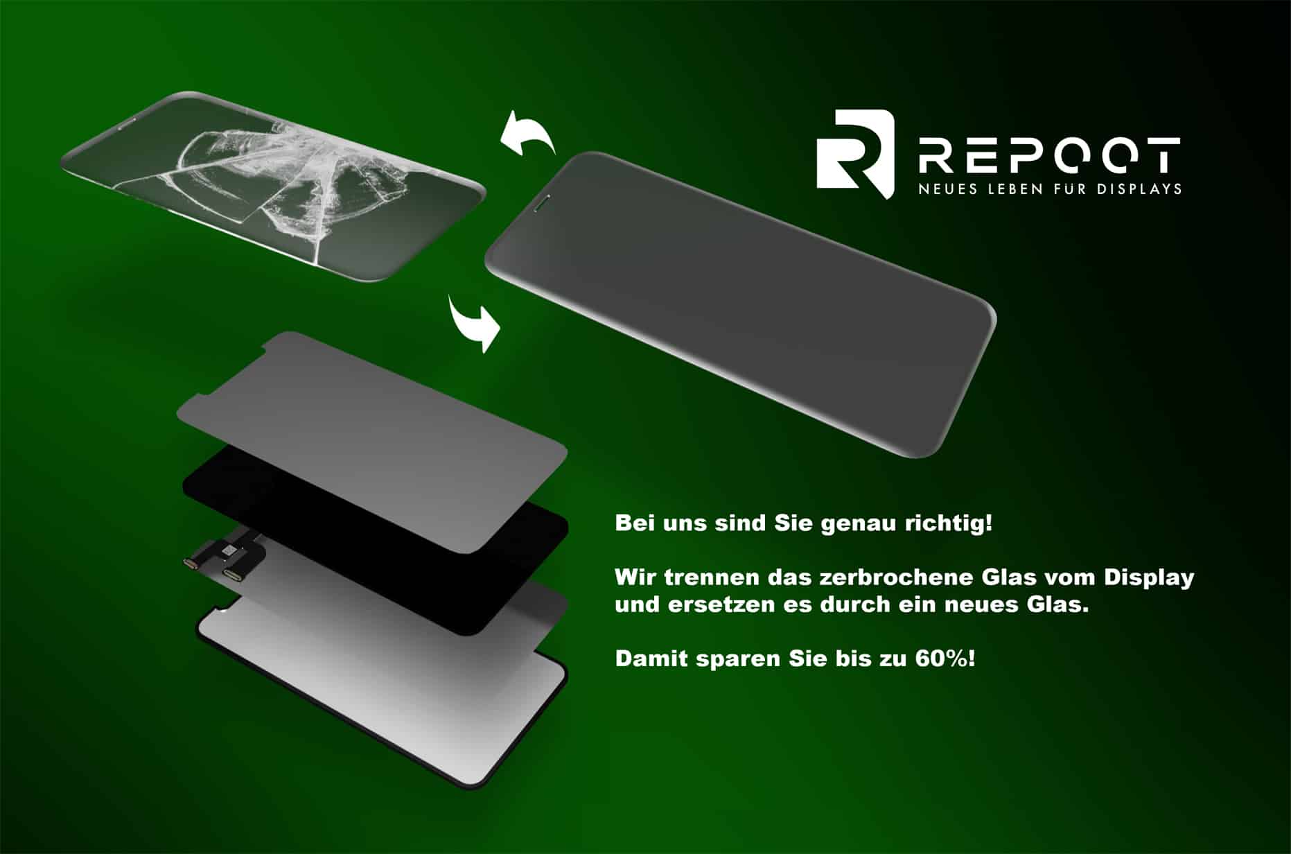 Handy glas kaputt reparieren