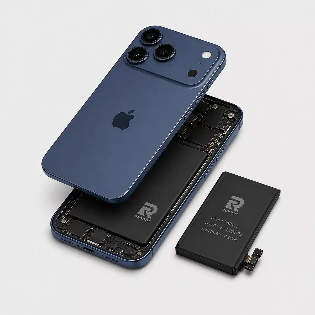iphone-17-pro-max-akku-Wechseln iPhone 17 Pro Max Akku wechseln bei Repoot in Berlin mit MFi Akku