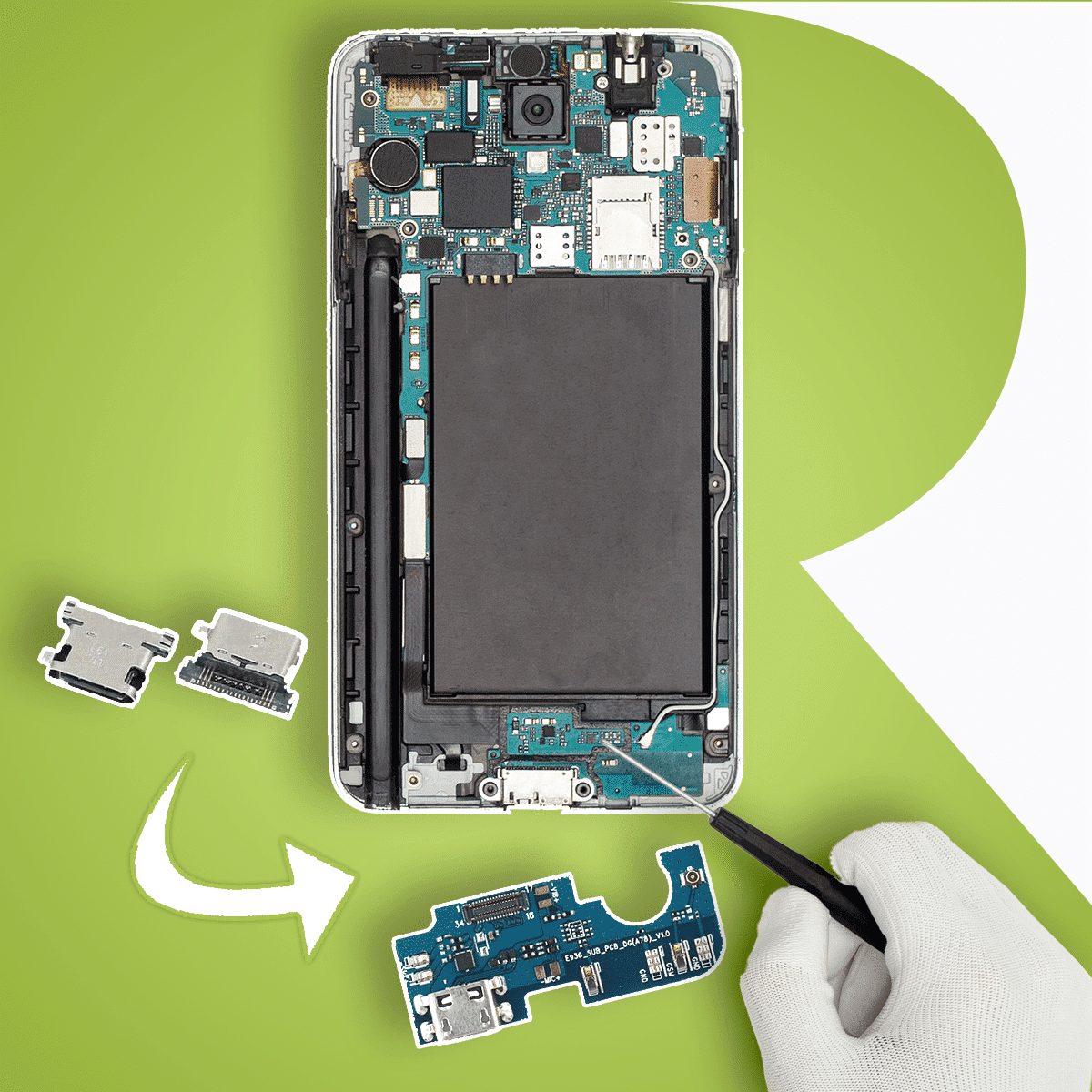 Samsung Ladebuchse reparatur